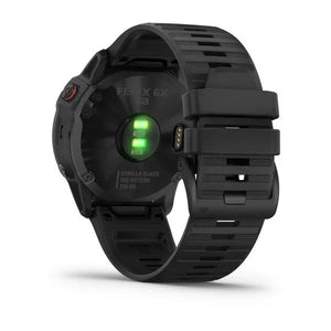 Garmin Fenix 6x Pro Mens Smartwatch - Black with Black Band