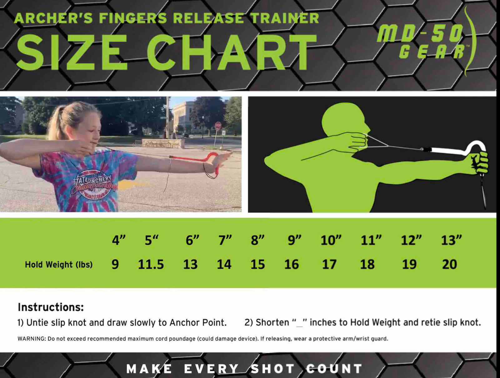 MD-50 Gear’s Archer’s Fingers Release Trainer