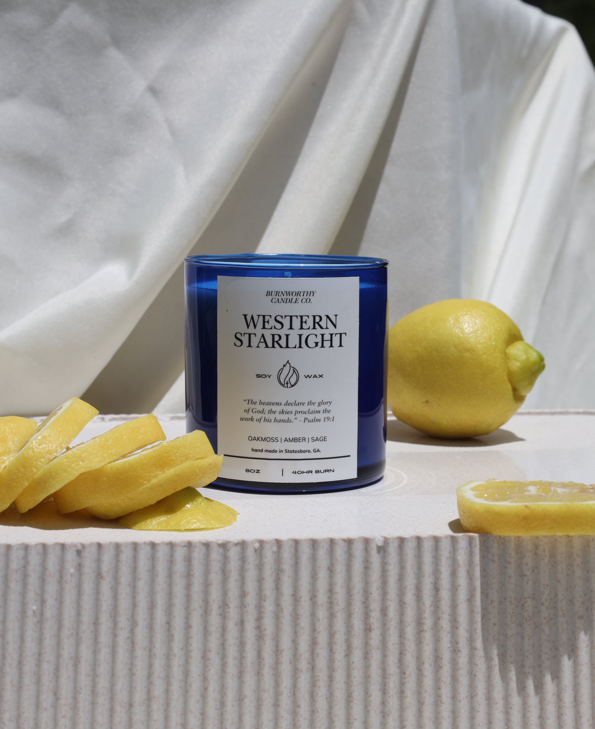 BLUE Western Starlight 8oz Soy Candle | 60hr Burn