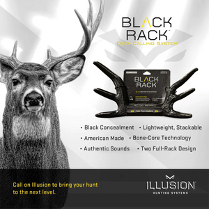 Illusion Hunting Systems Black Concealment™ Rattling System | Two Full Rack™ design