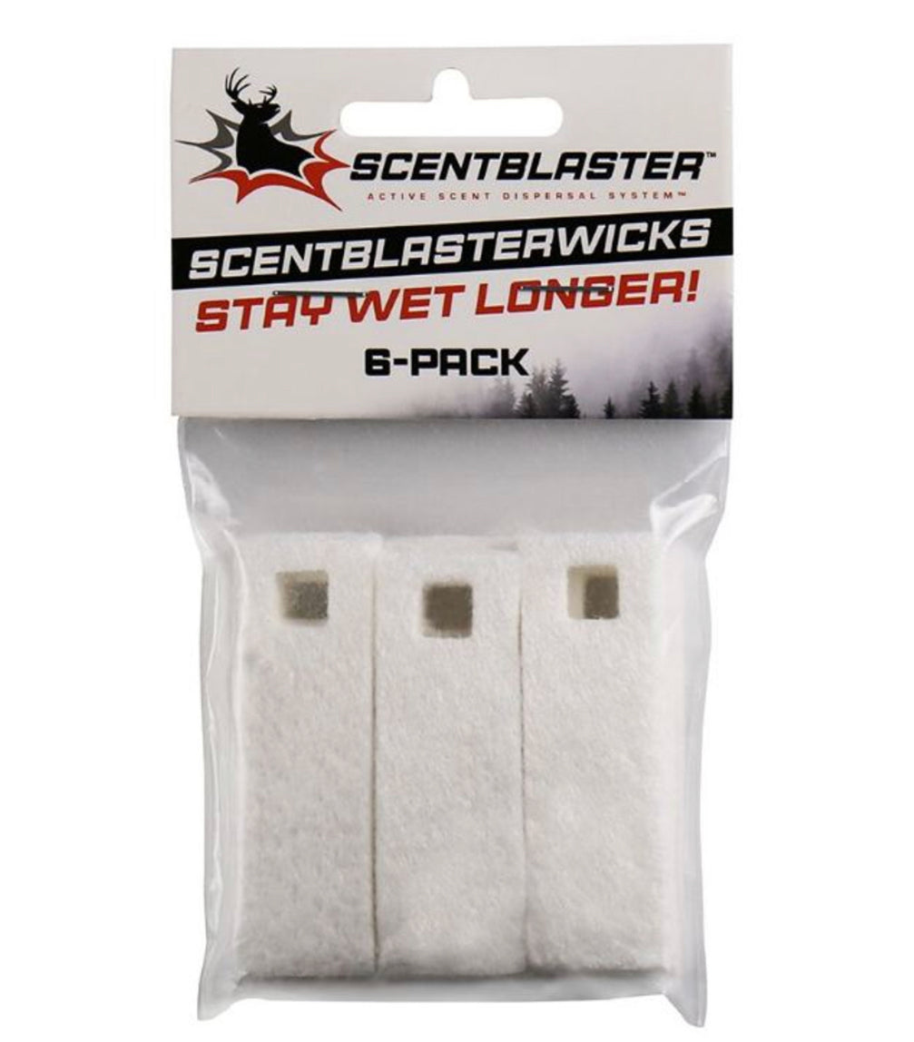 Scentblaster Scent Wicks 6 Pack | Keep Your Wick Wet for any Hunt!