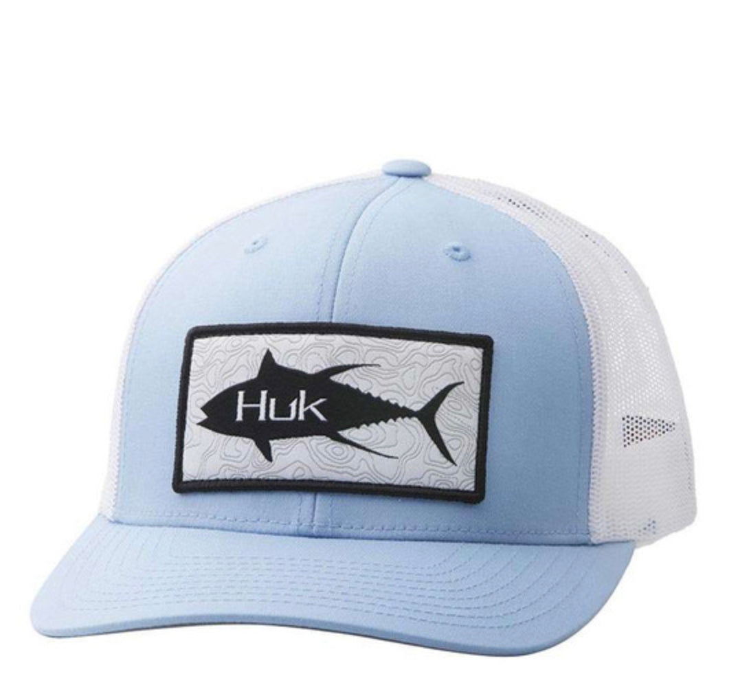 Huk Men's Topo Trucker Hat Dusk Blue