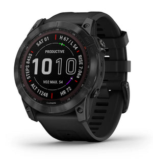GARMIN fēnix® 7X Men’s Smartwatch – Sapphire Solar Edition