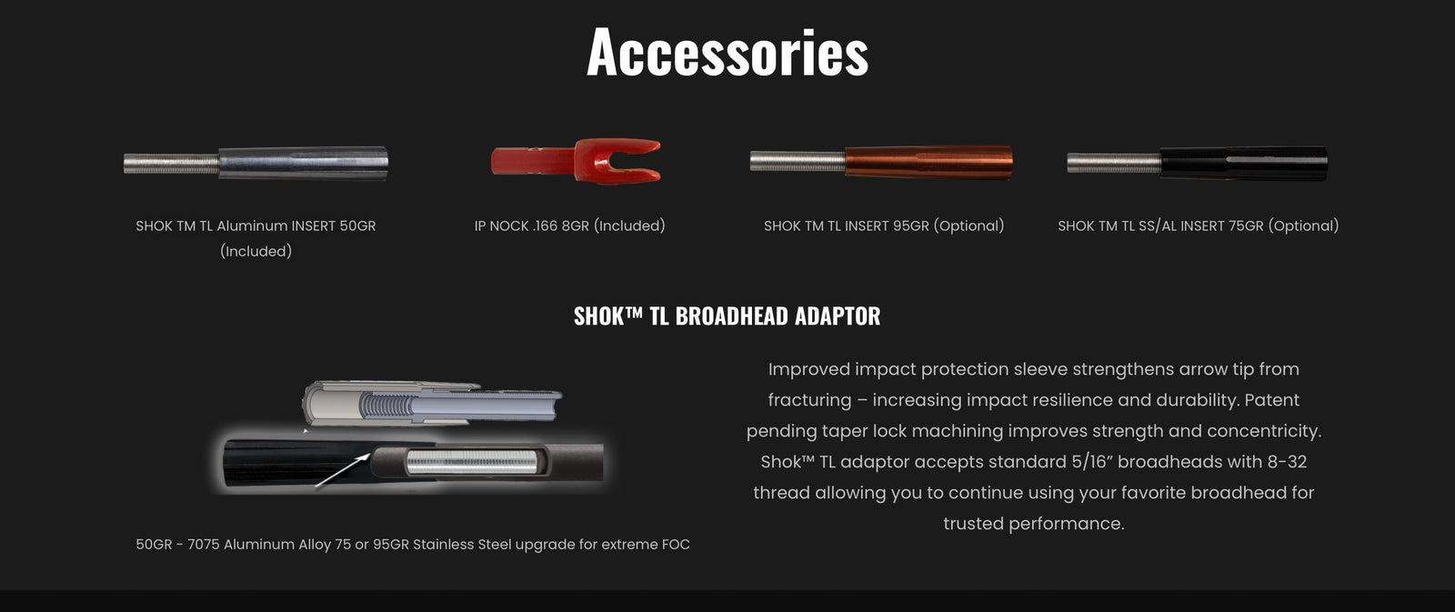 Victory Insert Shok™ Singles