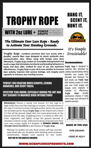 Scrape Juice Trophy Rope