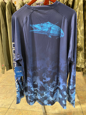 HUK Refraction Fish Fade Pursuit LS