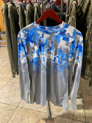 Huk Icon X Current Camo Long Sleeve Tee