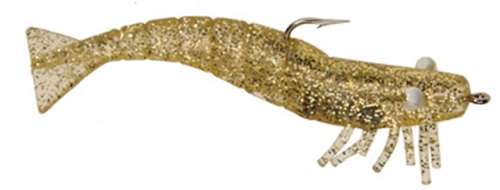 D.O.A. 4 inch Shrimp - Gold Glitter