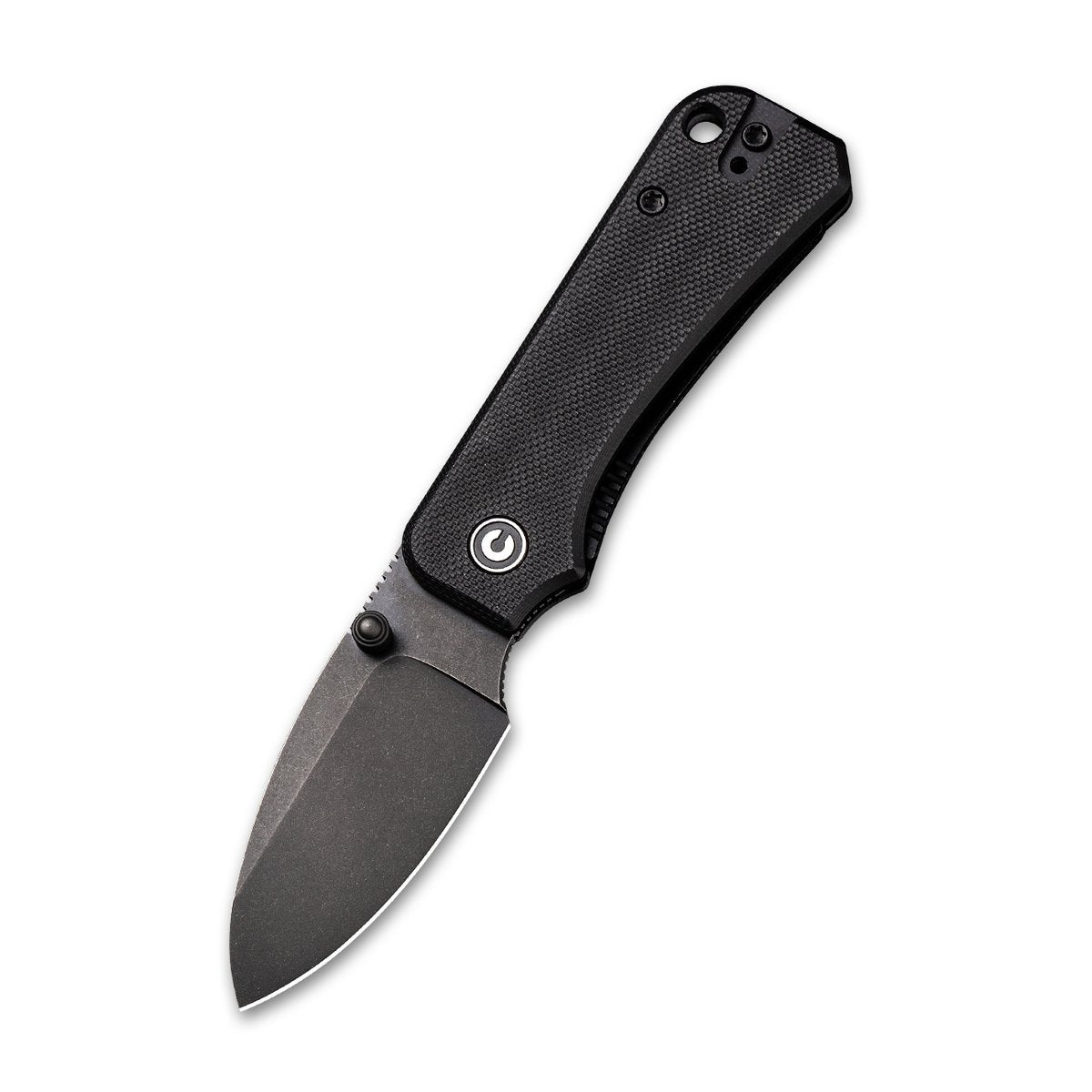 CIVIVI Baby Banter Thumb Stud Knife - Black G10 Handle