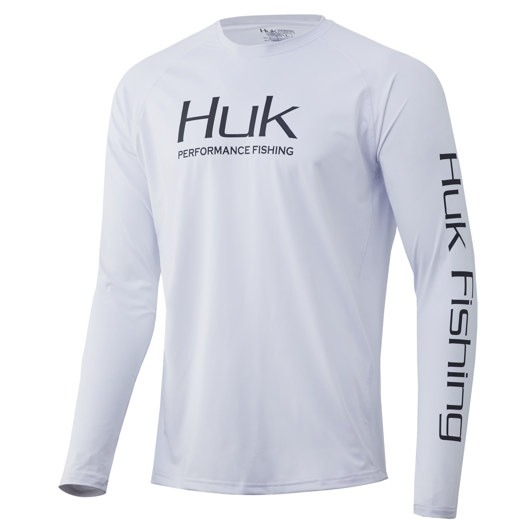 Huk Men's Pursuit Vented Long Sleeve Shirt - White - Medium