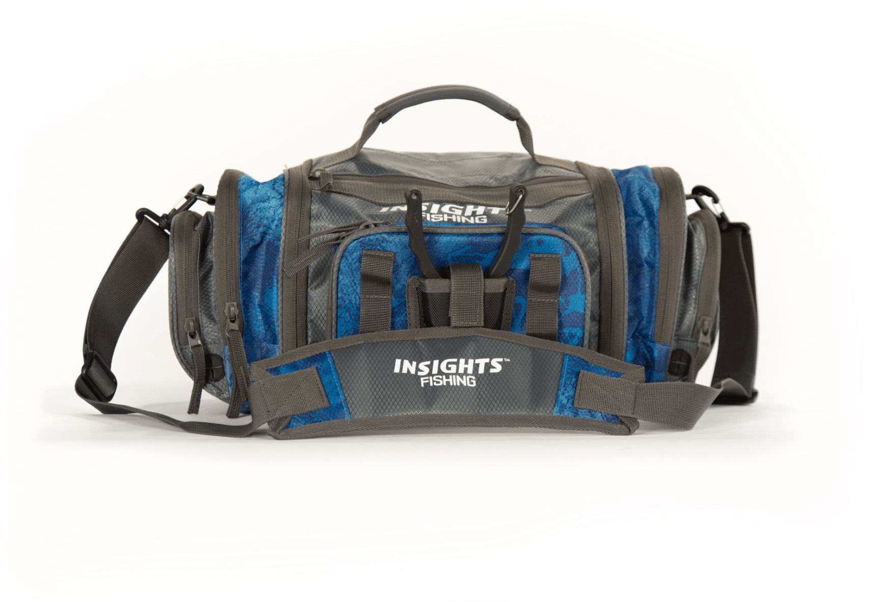 Realtree Fishing i4 Tackle Bag 3700 Series Slate Gray with (3