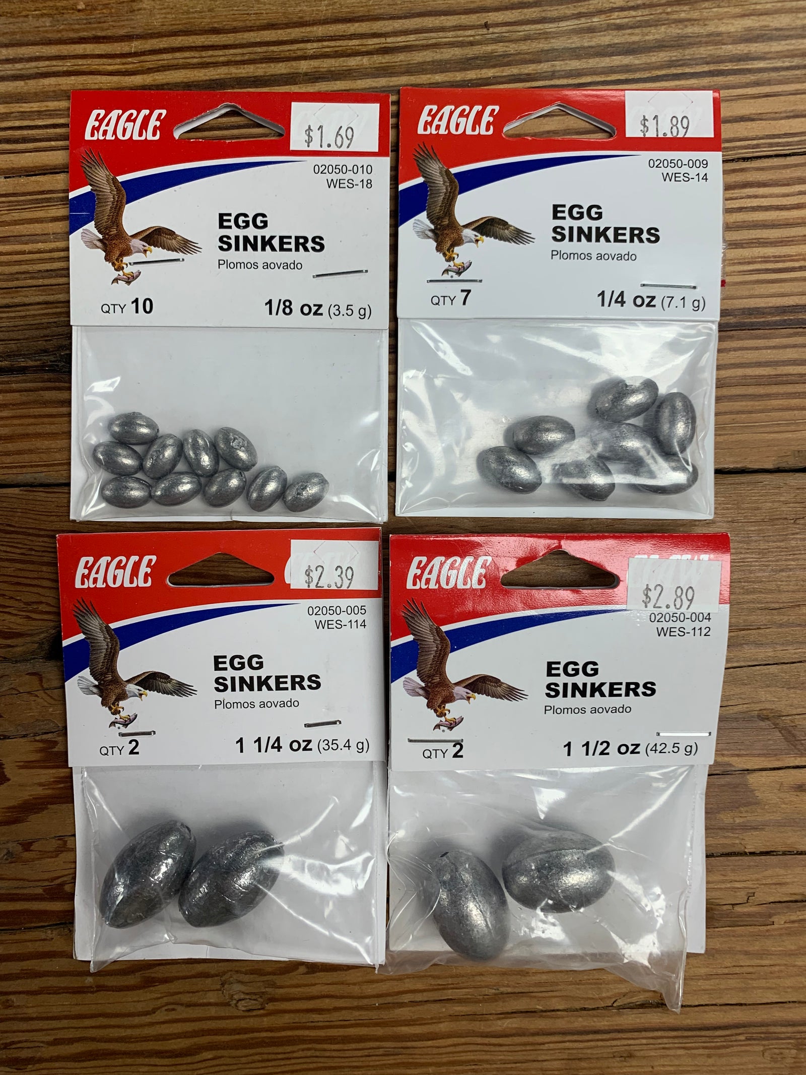 Eagle Claw Egg Sinker