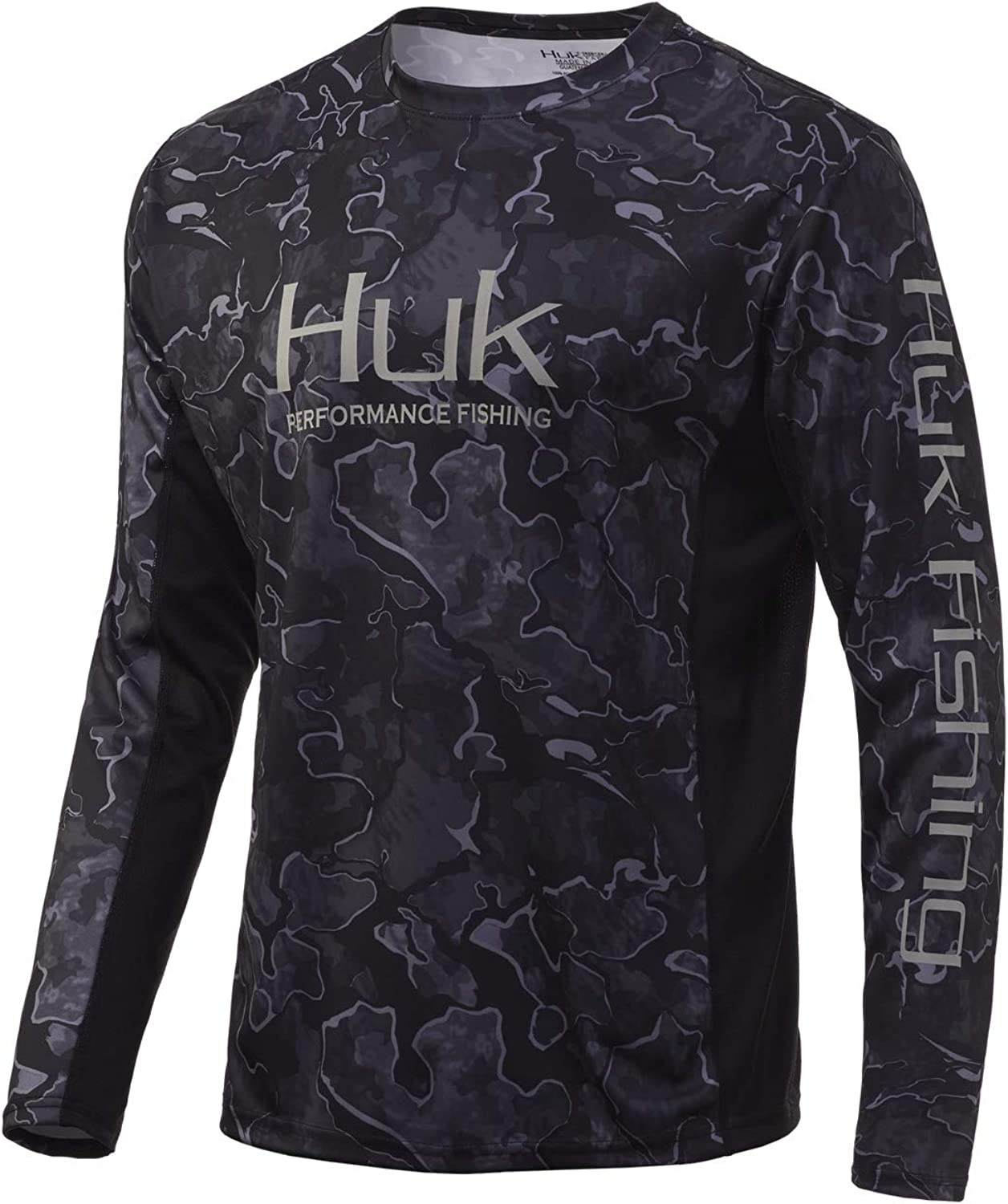 HUK Icon X Camo Long Sleeve Performance Fishing Shirt 3XL shirt for men new
