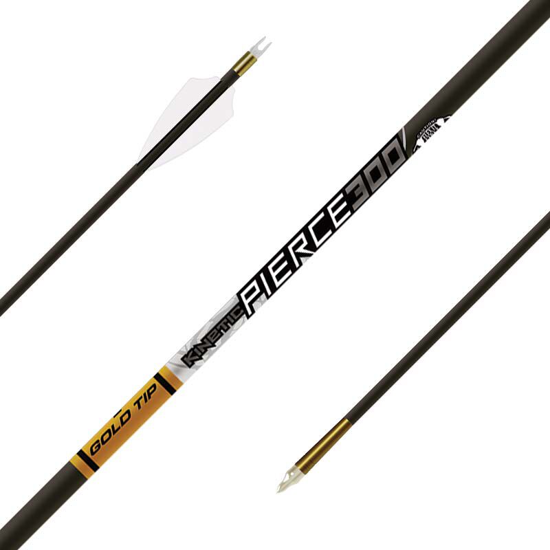 Gold Tip Kinetic Pierce Platinum Arrows