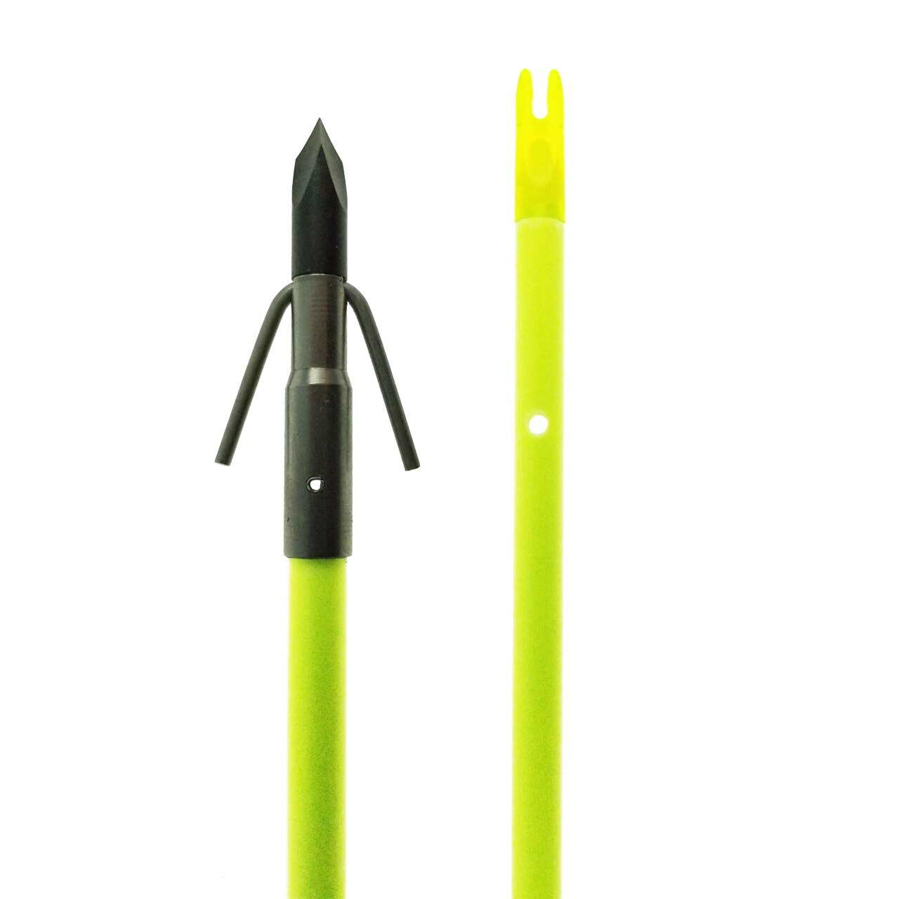 Muzzy Bowfishing Chartreuse Arrow - Bowtreader