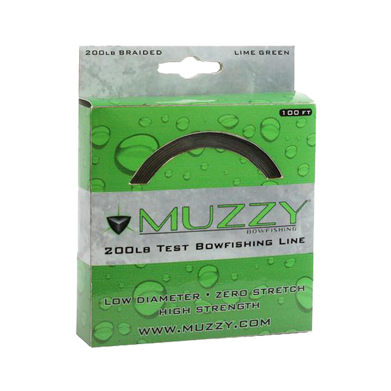 Muzzy Lime Green Bowfishing Line - Bowtreader