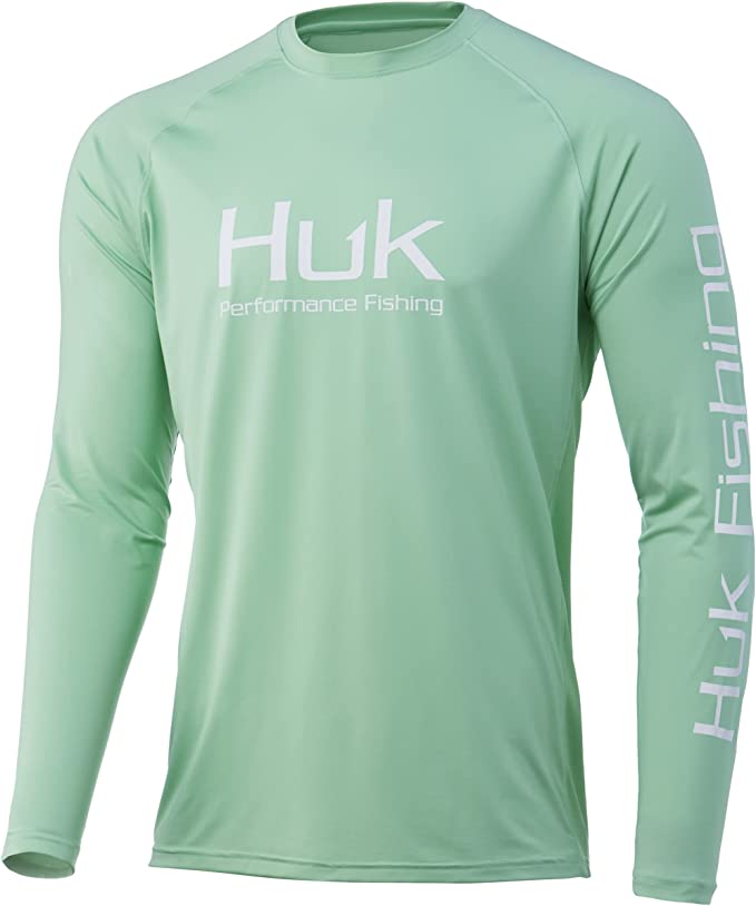 Huk® Fishing Shirt - Blue, XL